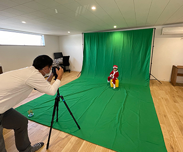 動画撮影時の背景